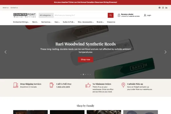 Bam Cases Canada Website