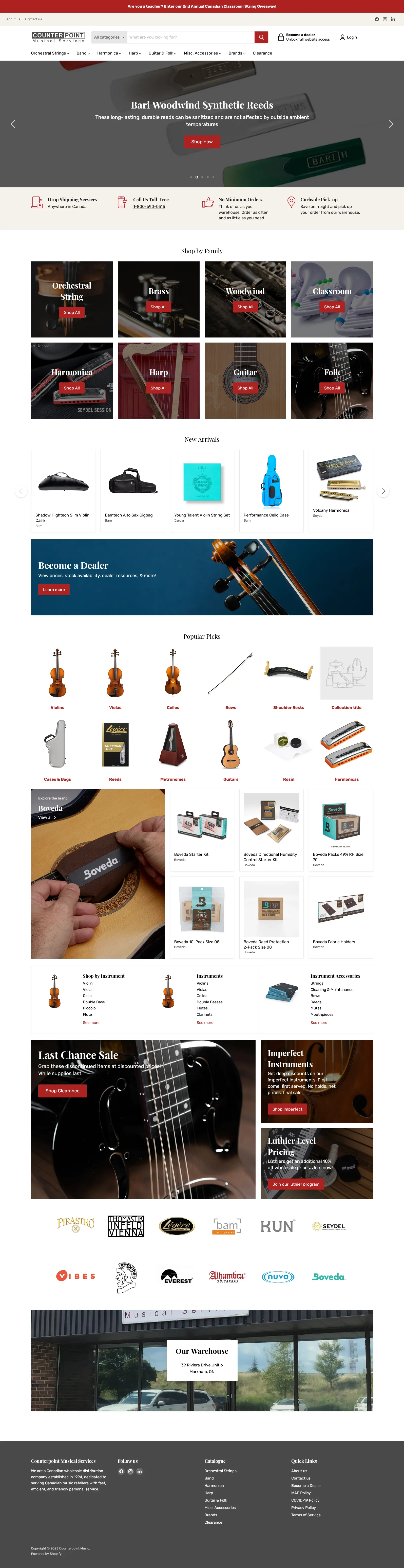 Counterpoint Music Home Page