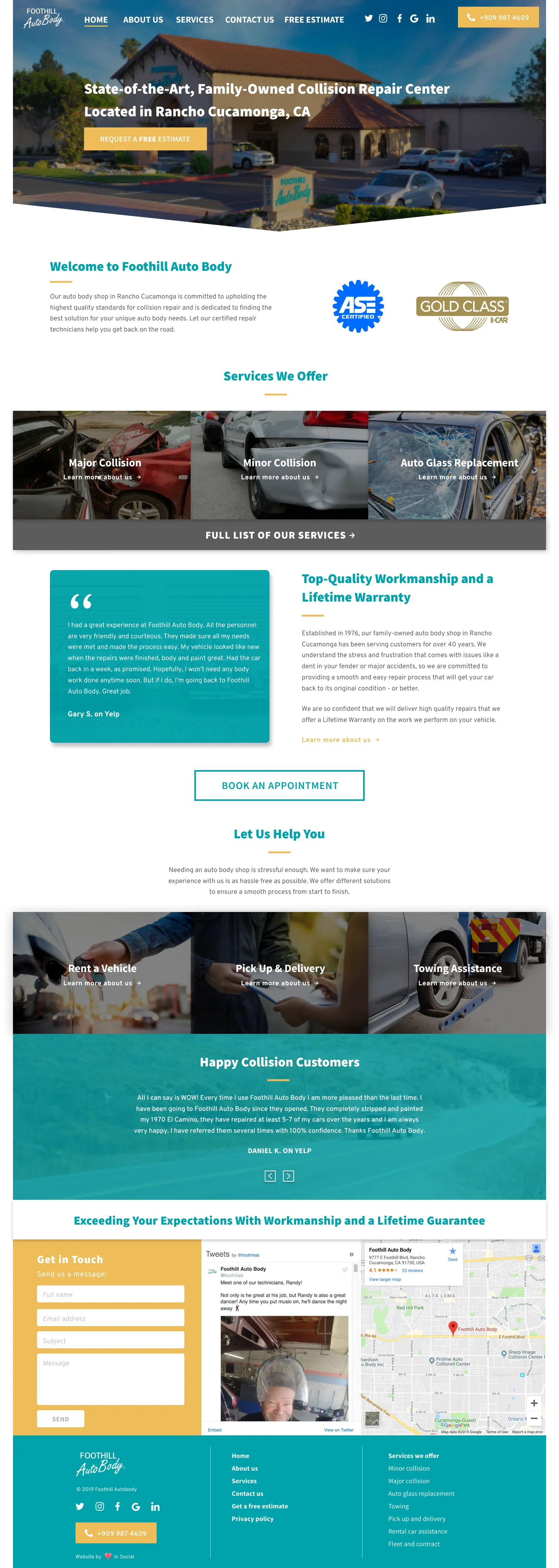 Foothill Autobody Home Page